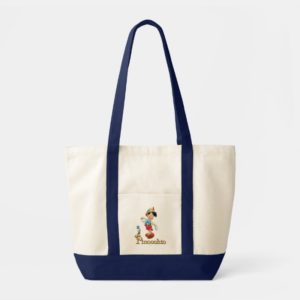 Pinocchio with Jiminy Cricket 2 Tote Bag