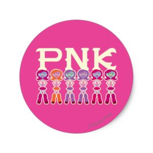 PNK - Scare Students Classic Round Sticker