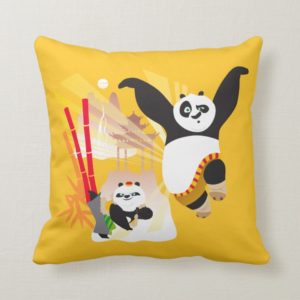 Po Ping and Bao Throw Pillow