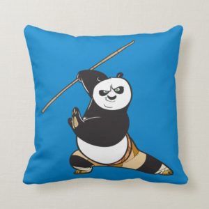 Po Ping Dragon Warrior Throw Pillow