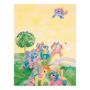 Pony Butterfly Wings Postcard