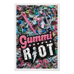 Portlandia Gummi Riot Band Poster