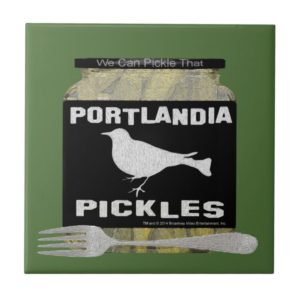 Portlandia Pickles Tile