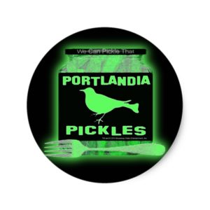 Portlandia Pickles - We Can Pickle That! Classic Round Sticker