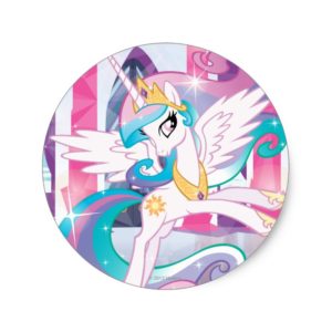 Princess Celestia Classic Round Sticker