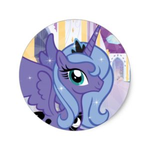 Princess Luna Classic Round Sticker