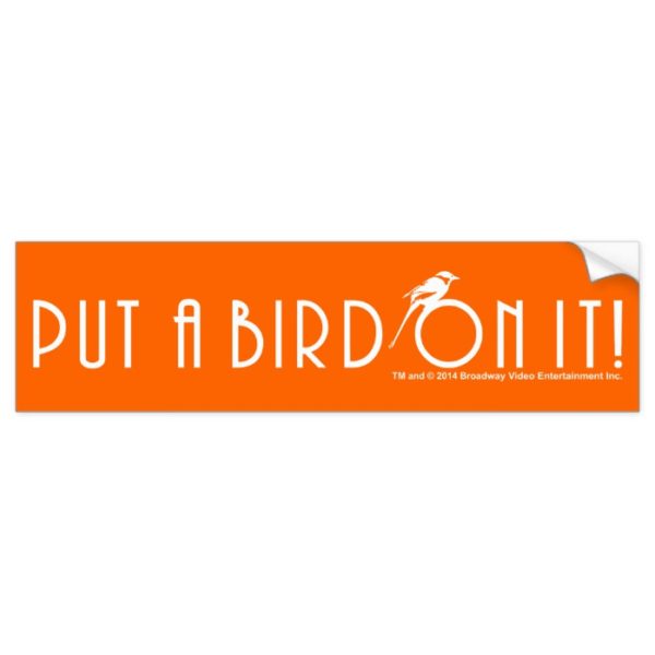 Put a Bird On It! Bumper Sticker