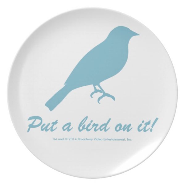 Put a bird on it! Melamine Plate