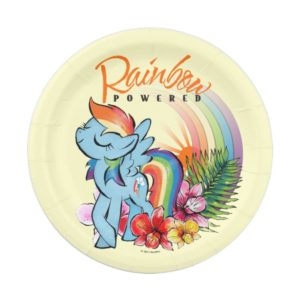 Rainbow Dash | Rainbow Powered Paper Plate