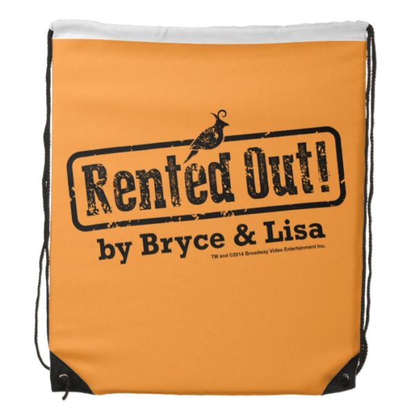 Rented Out! Drawstring Backpack