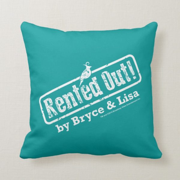 Rented Out! Throw Pillow