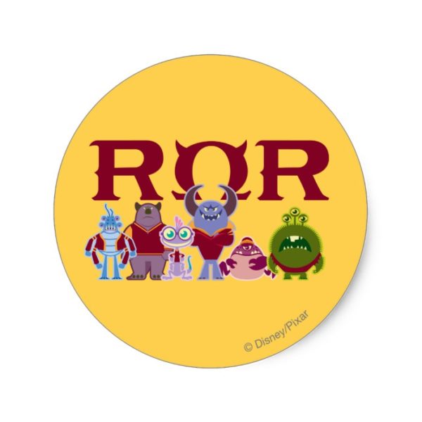 ROR - Scare Students Classic Round Sticker