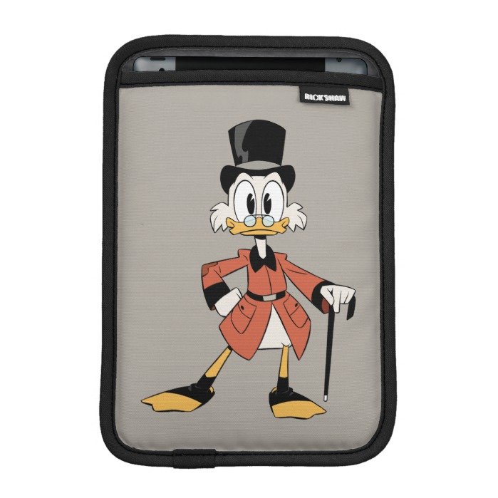 Scrooge McDuck | Work Hard Quack Hard iPad Mini Sleeve
