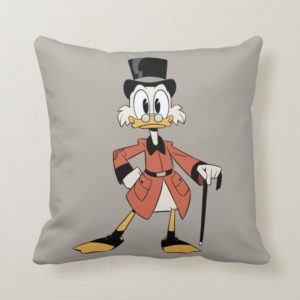 Scrooge McDuck | Work Hard Quack Hard Throw Pillow