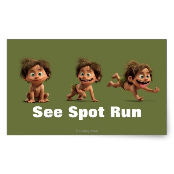 See Spot Run Rectangular Sticker