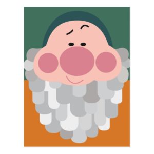 Seven Dwarfs - Bashful Character Body Postcard
