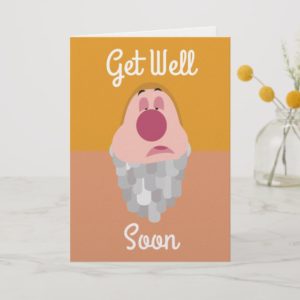 Seven Dwarfs | Sneezy - Get Well Soon Card