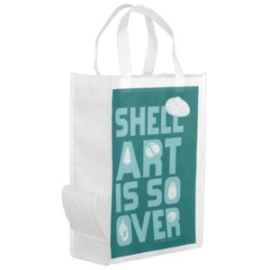 Shell Art is So Over! Reusable Grocery Bag