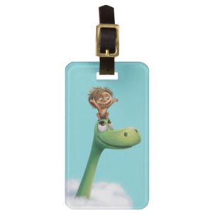 Spot And Arlo Head In Clouds Bag Tag