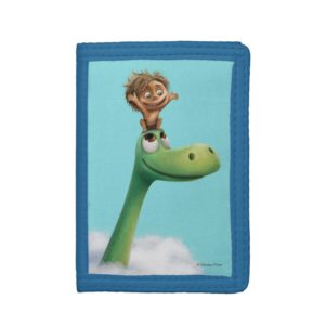 Spot And Arlo Head In Clouds Trifold Wallet