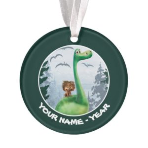 Spot And Arlo In Forest Ornament