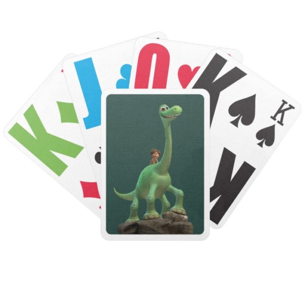 Spot And Arlo On Rock Bicycle Playing Cards