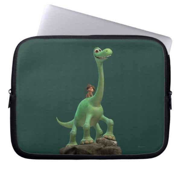 Spot And Arlo On Rock Laptop Sleeve