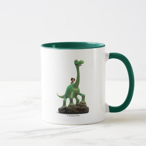 Spot And Arlo On Rock Mug