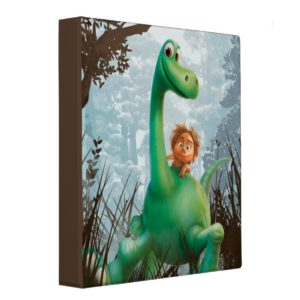 Spot And Arlo Walking Through Forest 3 Ring Binder