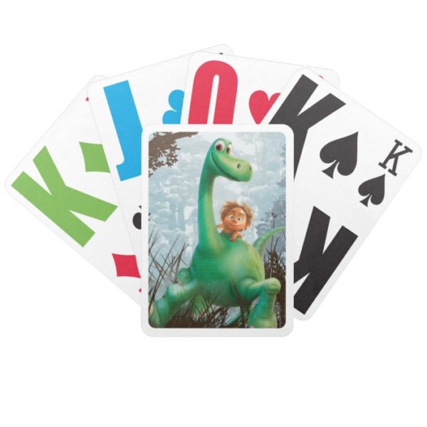Spot And Arlo Walking Through Forest Bicycle Playing Cards