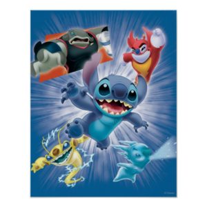 Stitch and Friends Poster