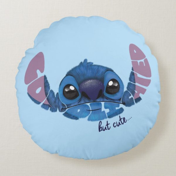 Stitch | Complicated But Cute 2 Round Pillow