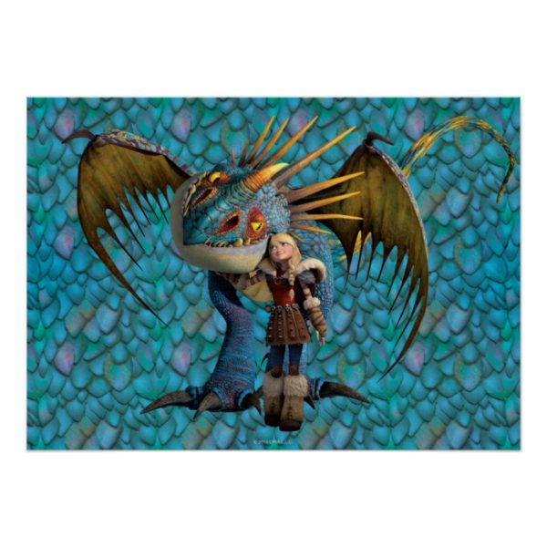 Stormfly And Astrid Poster