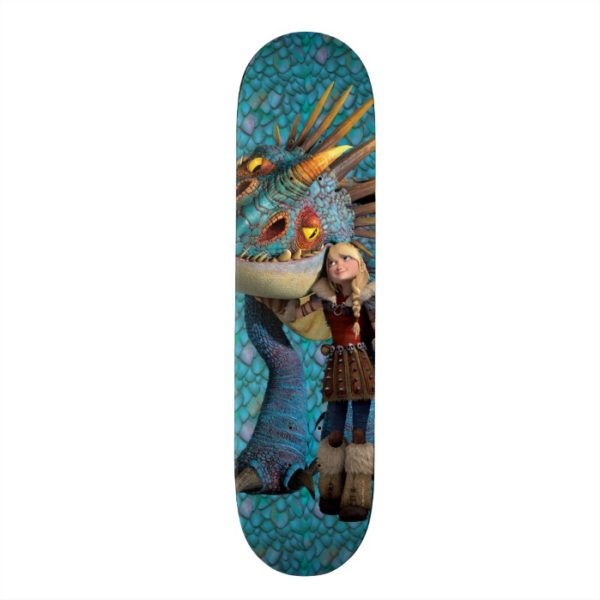 Stormfly And Astrid Skateboard Deck
