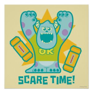 Sulley Scare Time Poster