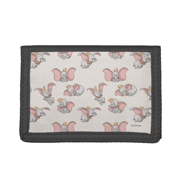 Sweet Dumbo Pattern Trifold Wallet