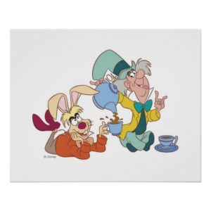 Tea Party with the Mad Hatter Disney Poster