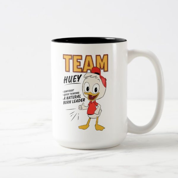 Team Huey Two-Tone Coffee Mug