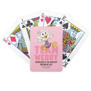 Team Webby Bicycle Playing Cards