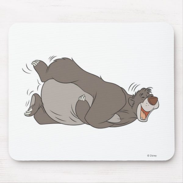 The Jungle Book Baloo laughing on the ground Mouse Pad