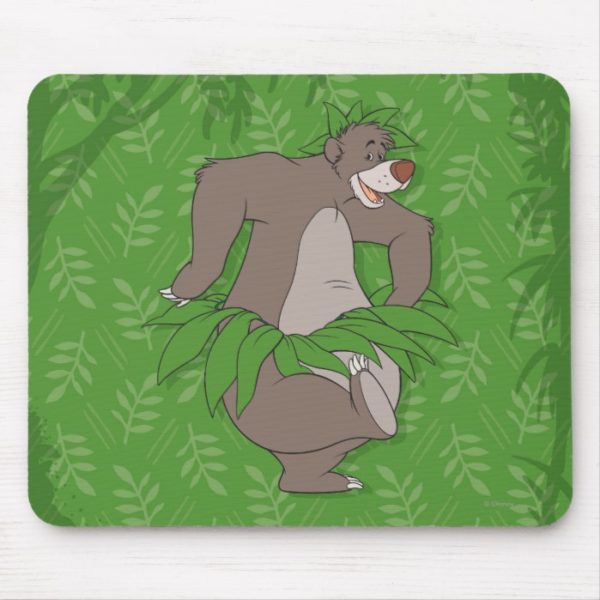 The Jungle Book Baloo with Grass Skirt Mouse Pad
