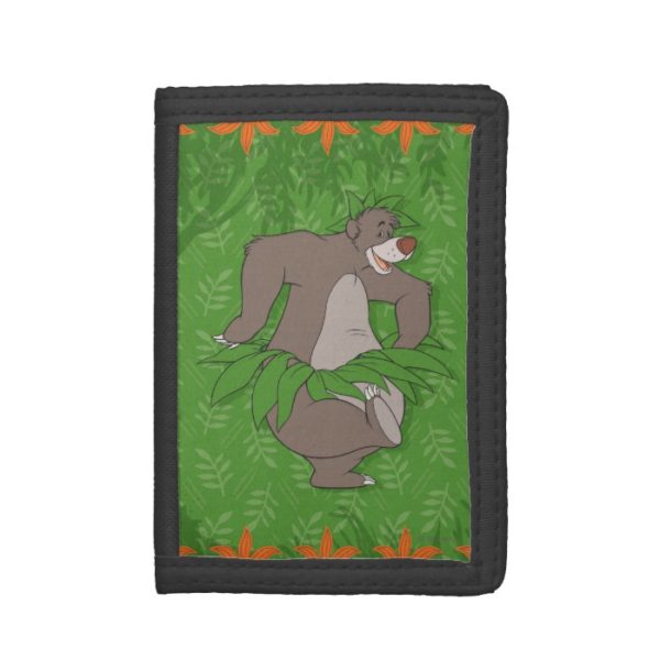 The Jungle Book Baloo with Grass Skirt Tri-fold Wallet