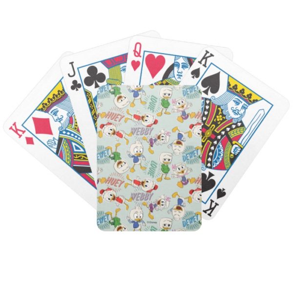 The Kids are Back in Town Pattern Bicycle Playing Cards