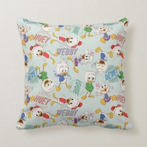 The Kids are Back in Town Pattern Throw Pillow