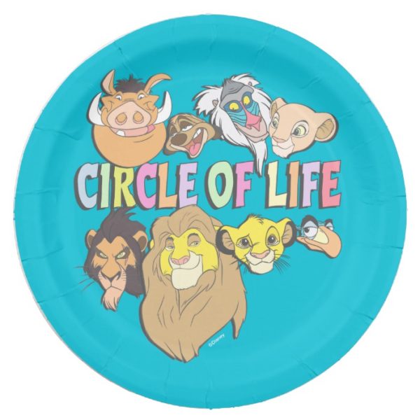The Lion King | Circle of Life Paper Plate