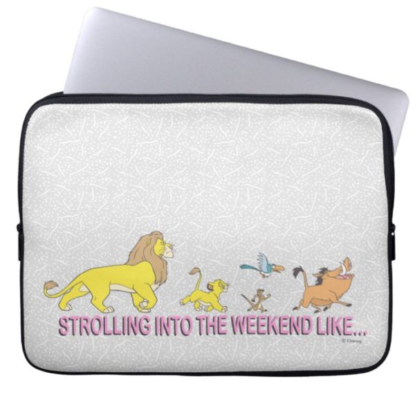 The Lion King | Strolling into the Weekend Computer Sleeve