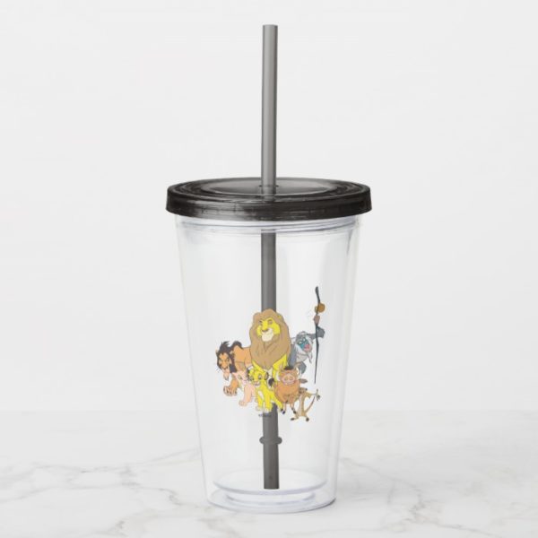 The Lion King | Title & Characters Acrylic Tumbler