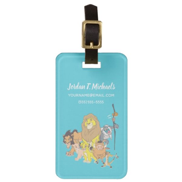 The Lion King | Title & Characters Bag Tag