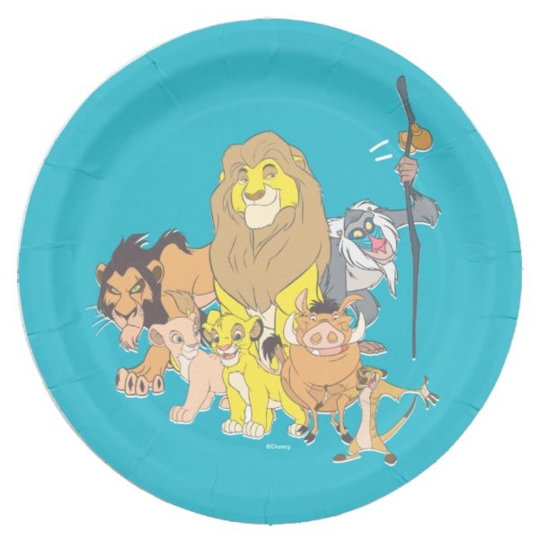 The Lion King | Title & Characters Paper Plate