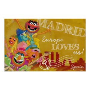 The Muppets - Madrid, Spain Poster
